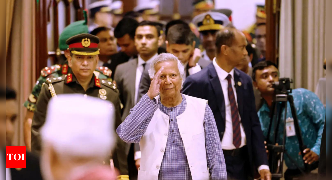 Early Bangladesh polls unlikely as Yunus says implement reforms first – Times of India