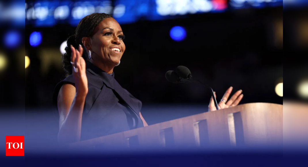 'America, hope is making a comeback': Michelle Obama at DNC - Times of India