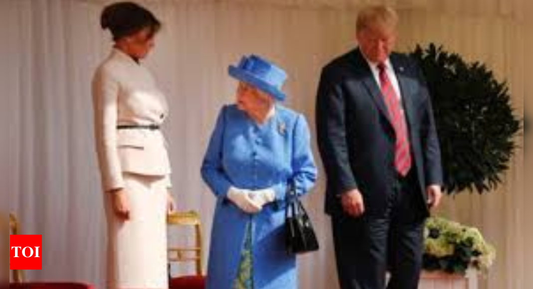 Queen Elizabeth II found Trumps to be 'gracious' guests, says Palace official – Times of India