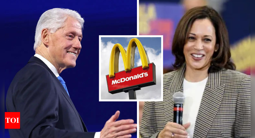 Bill Clinton jokes about Kamala Harris' McDonald's past during DNC speech: 'She’ll break my record' – Times of India