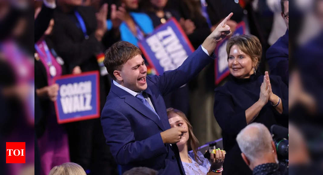 Gus Walz’s emotional support for his dad Tim at DNC captured hearts. But then the bullies came – Times of India