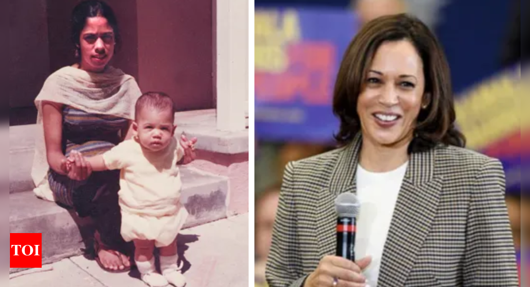 US elections 2024: In Kamala Harris’ story, her mother Shyamala Gopalan steals the show – 'Star of my life' – Times of India