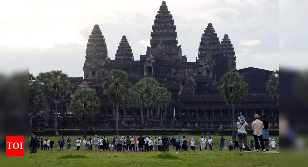 Tourists trample Angkor Wat mimicking Temple Run game for TikTok hits - Times of India