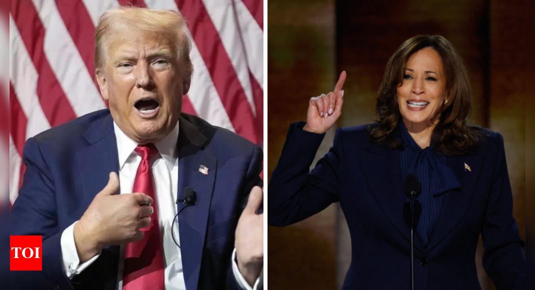 'Tyrants are laughing at her': What Donald Trump said about Kamala Harris' DNC speech – Times of India