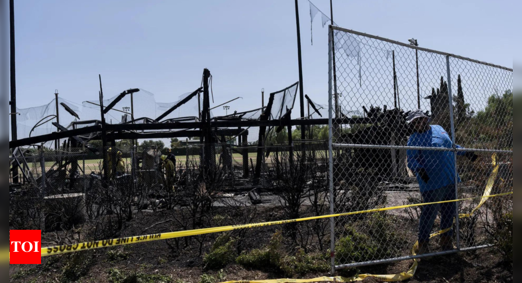 Historic ballpark that featured in film 'League of their own' burns down in California – Times of India