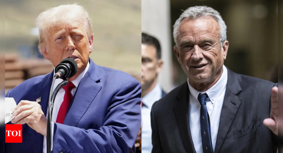 ‘Want to thank Bobby’: Trump expresses gratitude to ‘great guy’ RFK Jr for his endorsement – Times of India