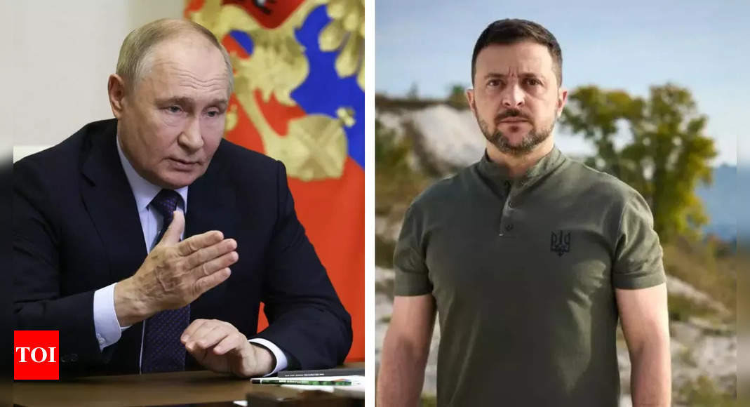 'A sick old man from Red Square who … ': What Ukraine President Zelenskyy said about Putin in I-Day speech – Times of India