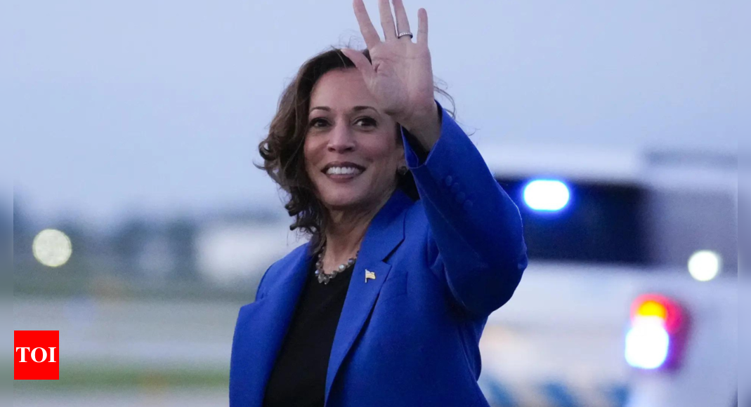 Kamala Harris' old 'last person in the room' video viral on 3rd anniversary of Afghanistan war withdrawal - Times of India