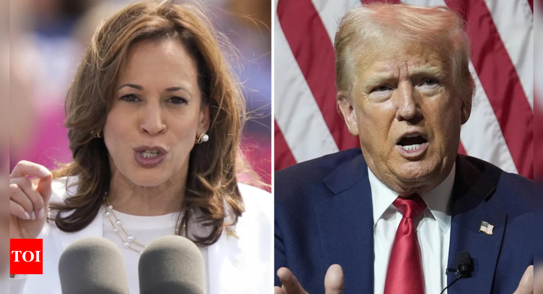 'Same old tired playbook': Kamala fires back at Trump's 'happened to turn Black' comment – Times of India