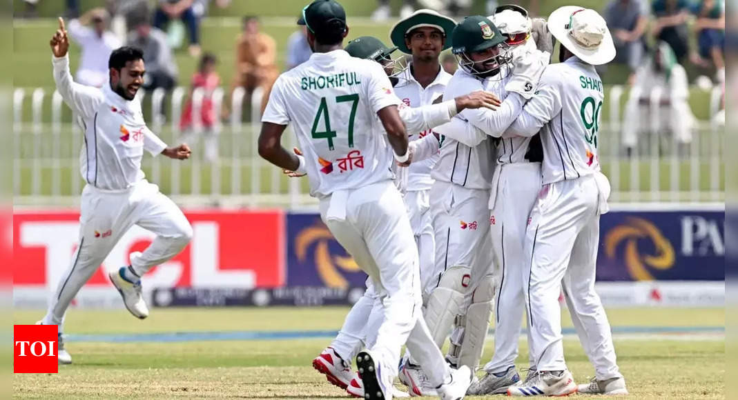 History Created! Bangladesh ease to first-ever Test victory over Pakistan | Cricket News – Times of India