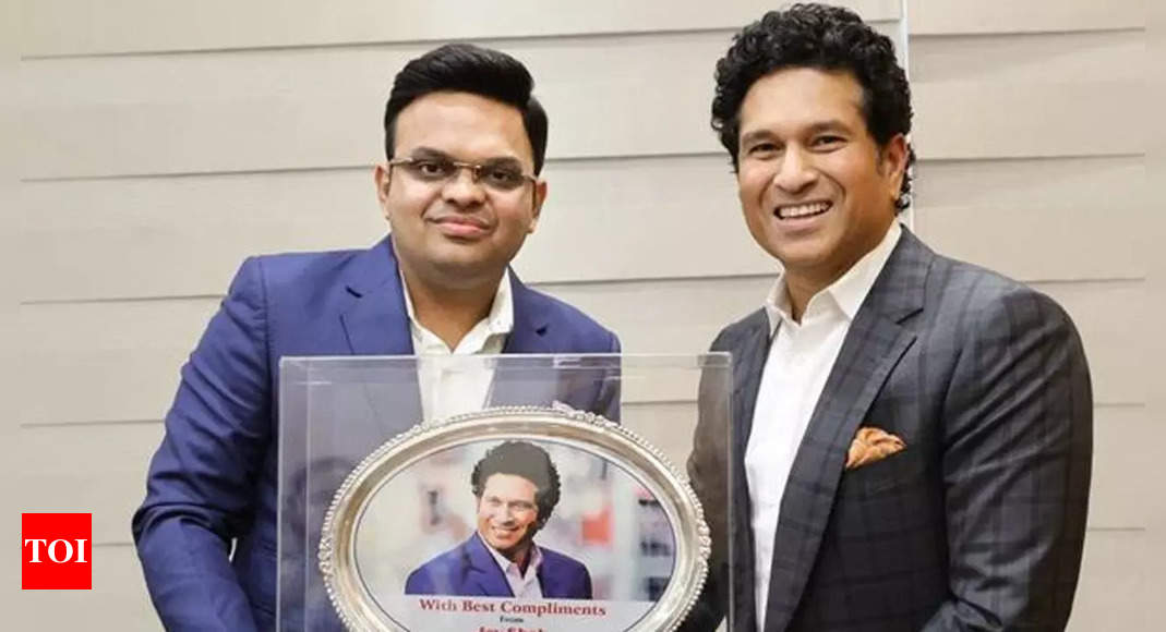 Jay Shah's endeavours as BCCI secretary made it a pioneer for others to follow: Sachin Tendulkar | Cricket News - Times of India