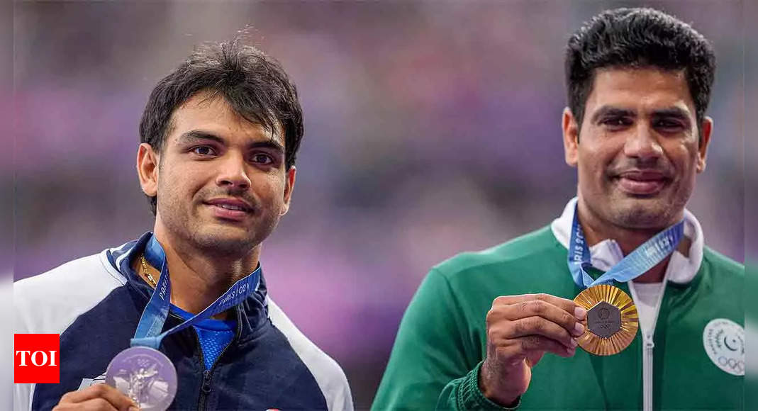 Neeraj Chopra vs Arshad Nadeem: Beautiful friendship and start of an elite South Asian sporting rivalry | Paris Olympics 2024 News - Times of India