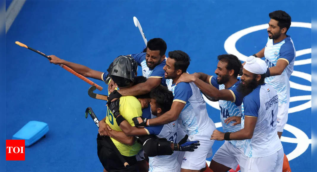 Paris Olympics: India advance to men's hockey semi-finals with a thrilling penalty shoot-out win over Great Britain | Paris Olympics 2024 News - Times of India