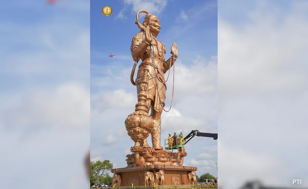 Texas Gets A Landmark - A 90-Foot-Tall Hanuman Murti, Tallest Outside India