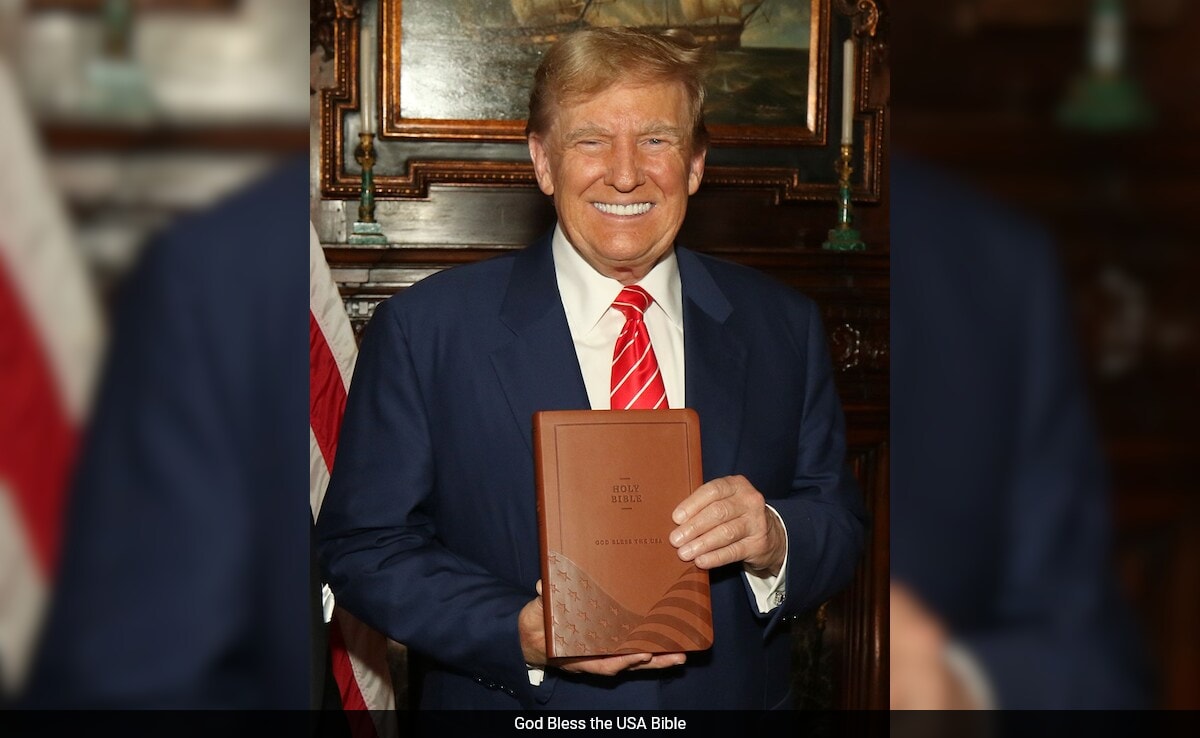 Trump Made Rs 2 Crore From Bible Sales, Holds Rs 8 Crore In Crypto: Report