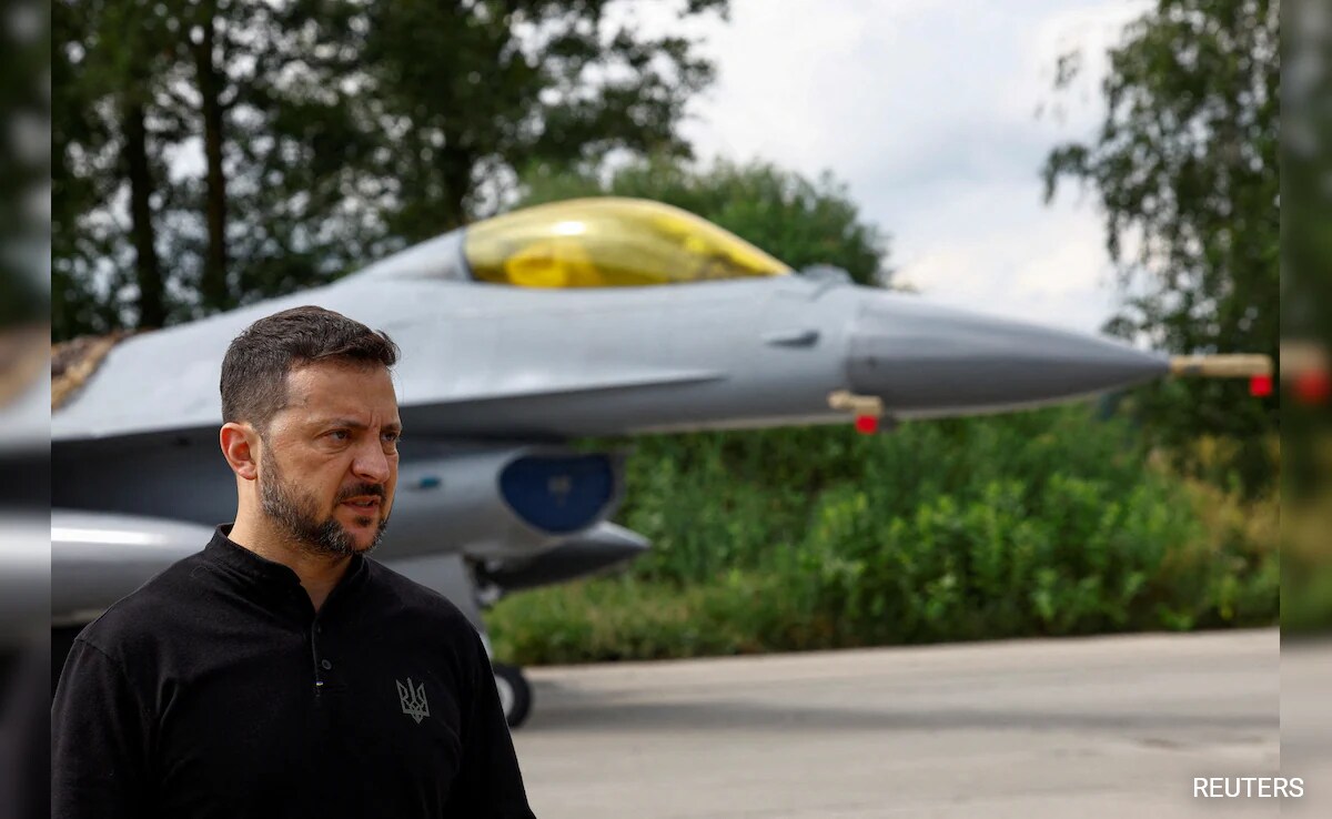 Video: F-16 Fighter Jets Arrive In Ukraine, Zelensky Says "We Did It"