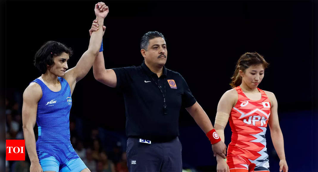 Watch: Relive Vinesh Phogat's famous win against Yui Susaki at Paris Olympics as CAS verdict looms | Paris Olympics 2024 News – Times of India