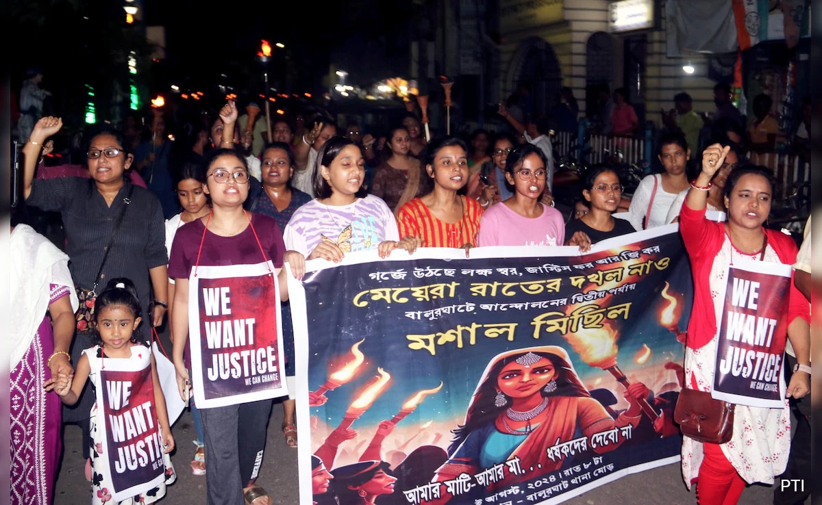 “We Want Justice”: Women Hit Streets In Bengal Again Over Kolkata Horror