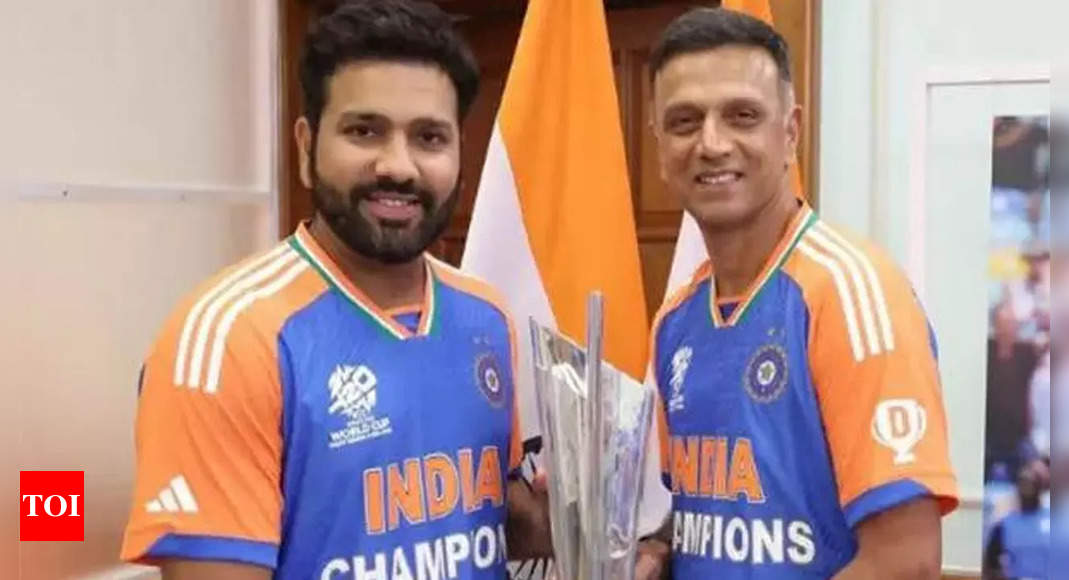 'I got a lot of help from my three pillars': Rohit Sharma credits Dravid, Agarkar, Shah for T20 World Cup win | Cricket News – Times of India