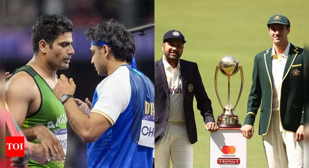 'Neeraj Chopra vs Arshad Nadeem is bigger than India vs Australia': Former Pakistan cricketer on 'hype' around Border-Gavaskar Trophy | Cricket News - Times of India