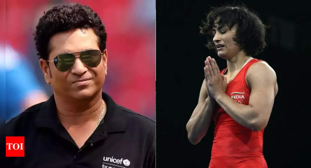 ‘Time for Umpire's Call’: Legendary Sachin Tendulkar says robbing Vinesh Phogat of a deserving silver defies logic, sporting sense | Paris Olympics 2024 News – Times of India