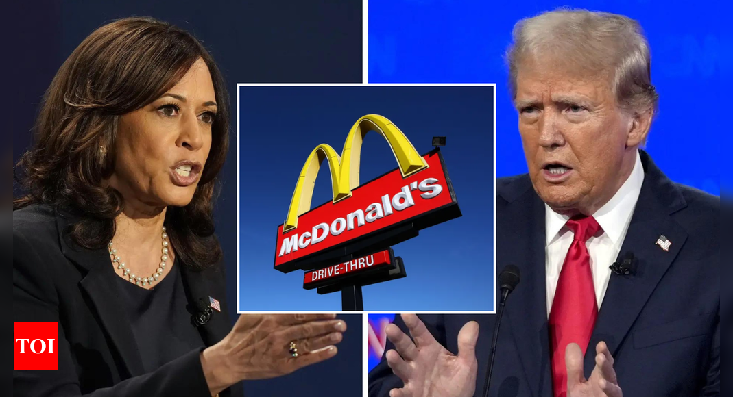 Trump accuses 'Comrade' Kamala Harris of lying about McDonald's stint: 'She never worked there' – Times of India