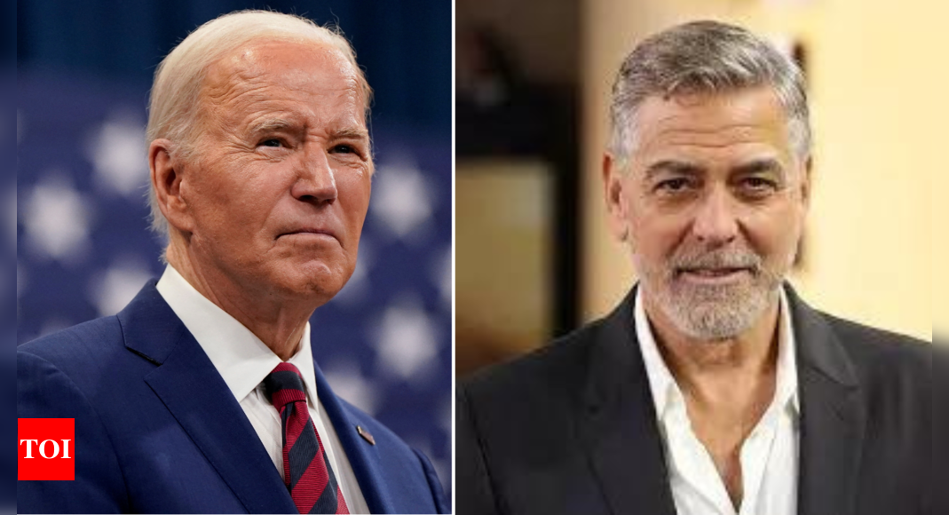 George Clooney hails Biden's decision to exit 2024 race | World News – Times of India