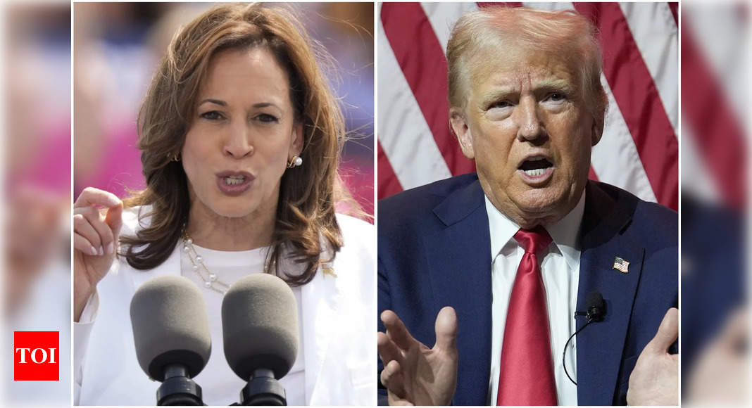 Trump says his debate strategy is to give Harris room to speak – Times of India