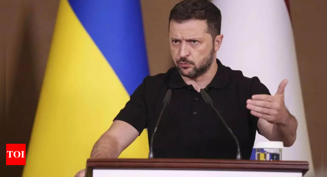 Zelenskyy meets top military leaders in Germany as the US announces additional aid to Ukraine - Times of India