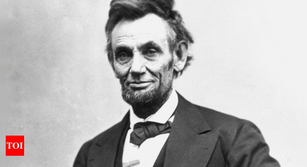 'Abraham Lincoln's lust at first sight was....': Explosive revelation by 'Lover of Men' - Times of India