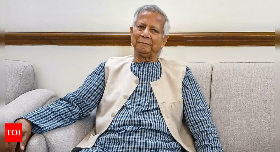 Bangladesh-India ties must be based on fairness and equity, says Yunus - Times of India