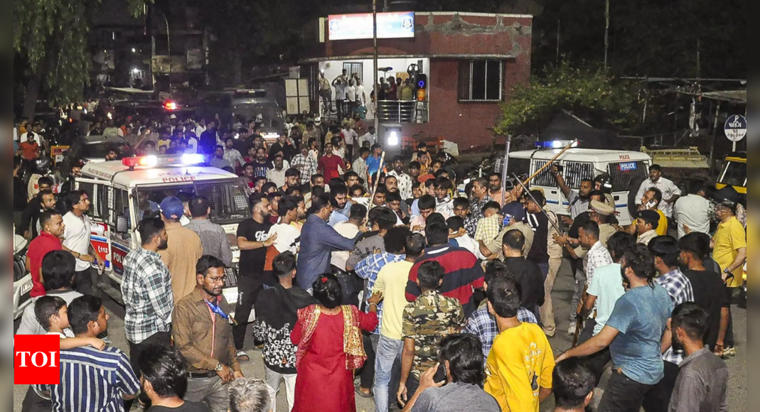 Anti-encroachment drive in Surat area that witnessed stone pelting at Ganesh pandal