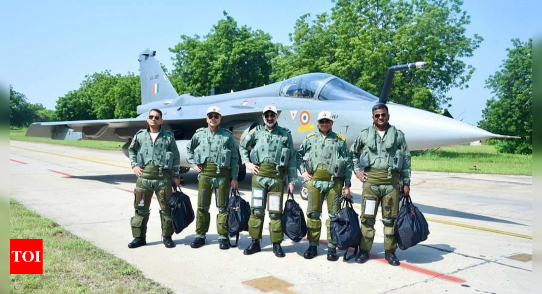 IAF, Navy & Army vice-chiefs take to the skies in indigenous Tejas fighters to underline synergy