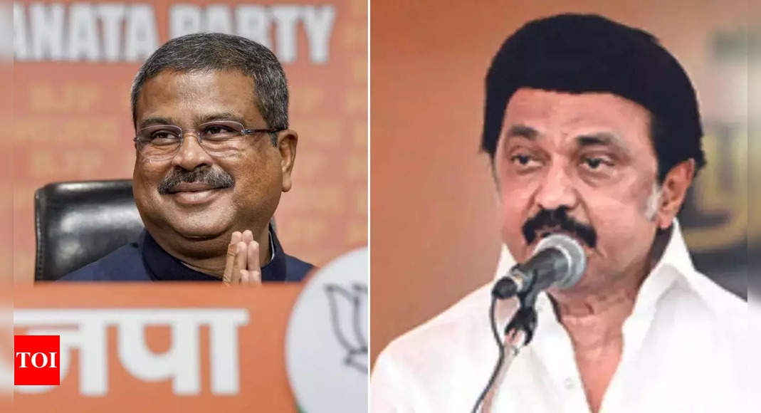 'Do you oppose Tamil?':Union minister Dharmendra Pradhan & CM Stalin spar over New Education Policy | India News