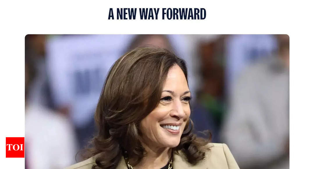 Kamala Harris launches ‘New Way Forward’ policy page ahead of Trump debate: Here’s what is says | World News - Times of India