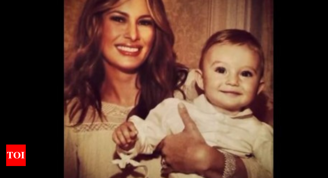 Melania Trump shares Barron's childhood photo in latest promotion for her memoir – Times of India