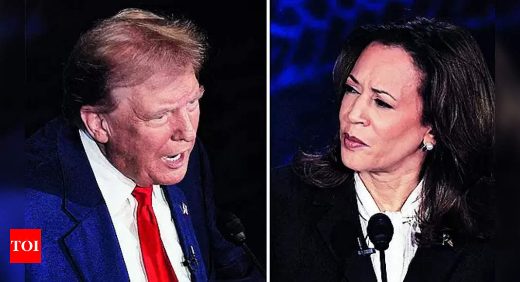 US elections: Kamala Harris says ‘we owe it to the voters’ after Trump declined another presidential debate - Times of India