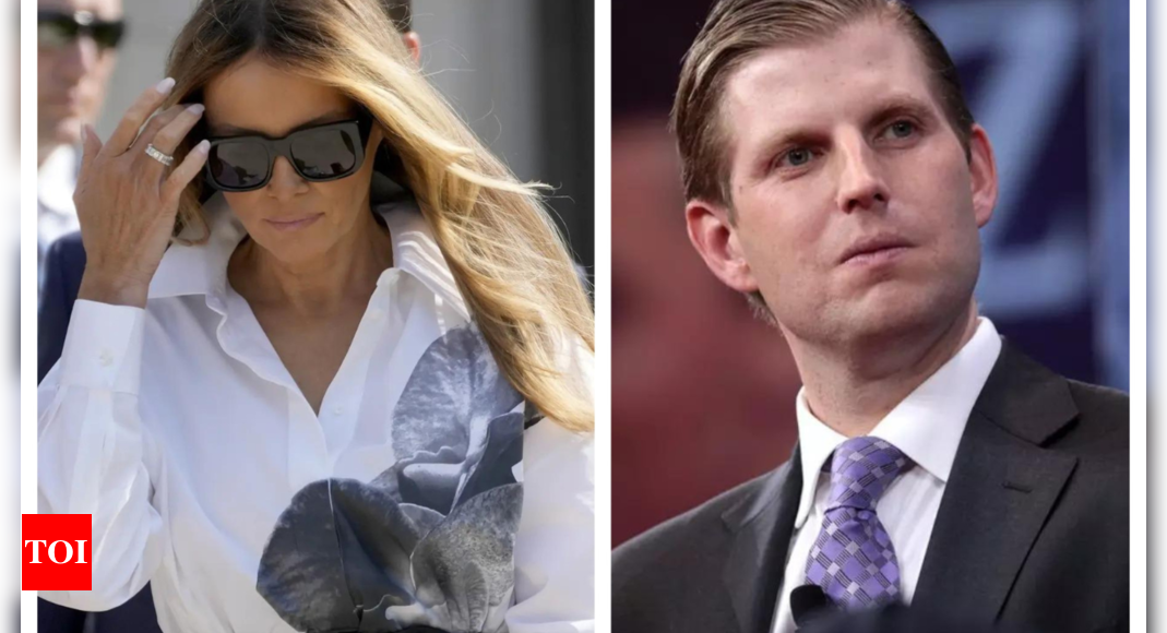 Melania Trump spotted in New York, Eric had to walk for stepmother's enhanced security – Times of India