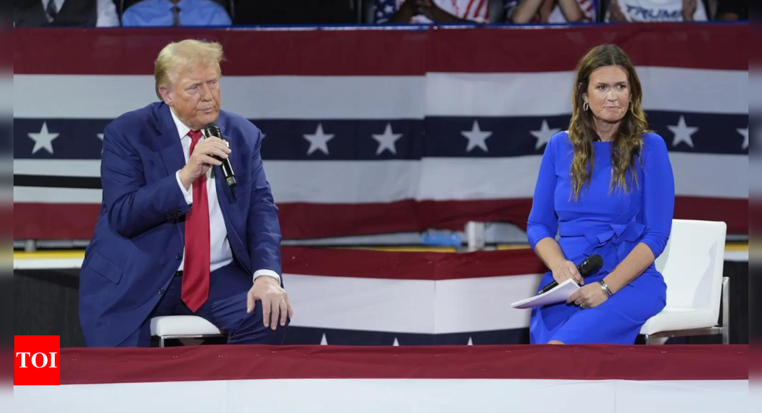 Key Takeaways From Donald Trump Sarah Huckabee Sander's Town Hall Held at Michigan | World News – Times of India