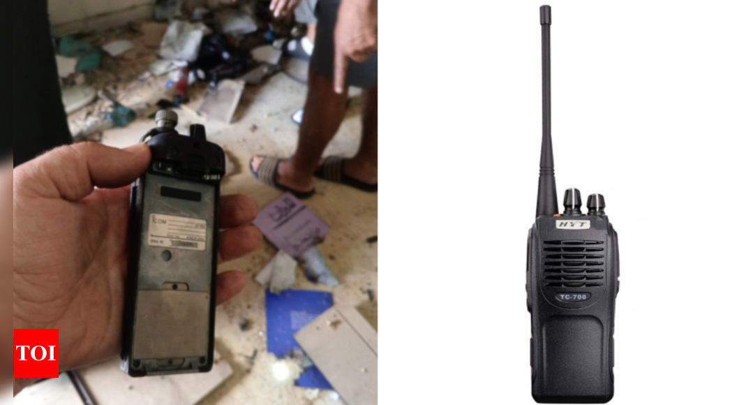 What is a walkie-talkie? Device linked to round 2 of fatal explosions in Lebanon - Times of India