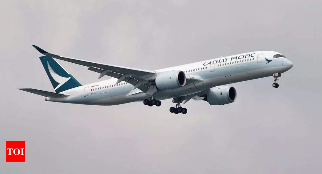 Hole in fuel hose caused fire in Cathay Pacific A350 flight, Hong Kong probe finds – Times of India