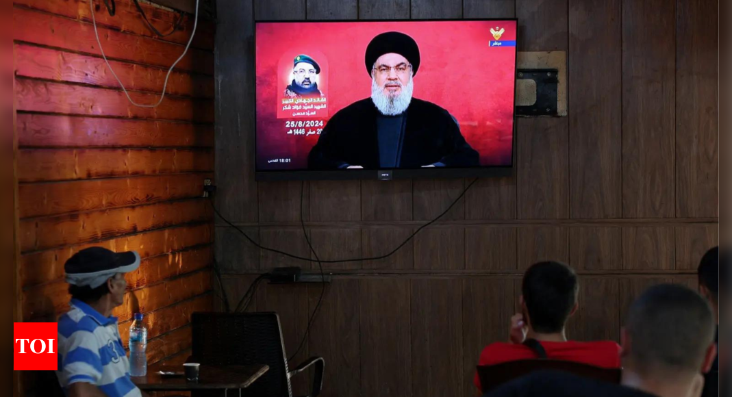 Israel's pager, walkie-talkie attacks a 'declaration of war', says Hezbollah chief Nasrallah in address rattled by sonic boom - Times of India