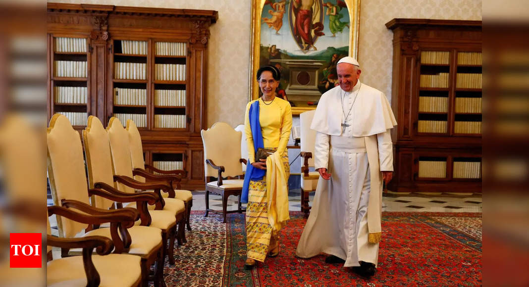 Pope Francis Offers Refuge to Jailed Aung San Suu Kyi in the Vatican: Report | World News – Times of India