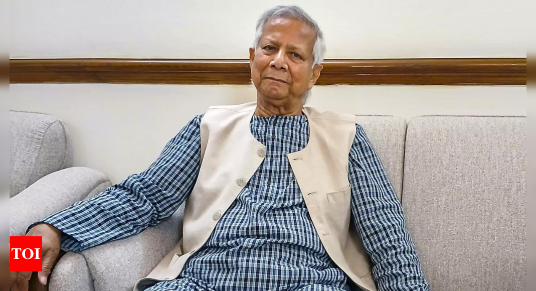 Yunus rules out running in poll, says Hasina must be extradited – Times of India