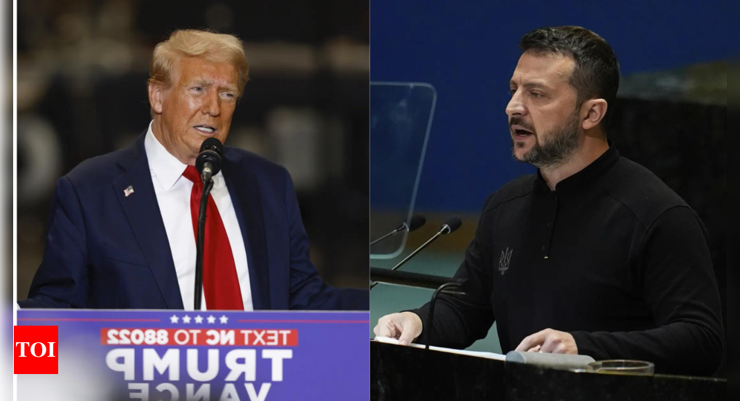 Donald Trump Zelenskyy Meet: Trump set to meet Zelenskyy amid rising tensions over US backing Ukraine | World News – Times of India