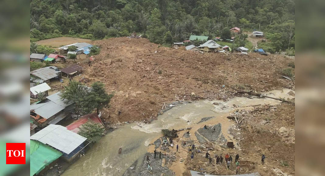 Landslide in western Indonesia gold mine kills 15, dozens missing - Times of India