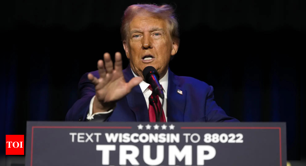 'I will liberate Wisconsin': Trump accuses Harris of 'erasing our border' – Times of India