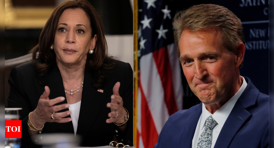 Former Republican senator Jeff Flake backs Kamala Harris in 2024 US presidential elections - Times of India