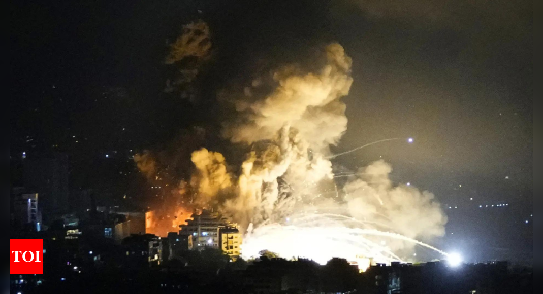 War intensifies in Middle East as Israel hit Beirut city for first time, also struck Houthis in Yemen – Times of India