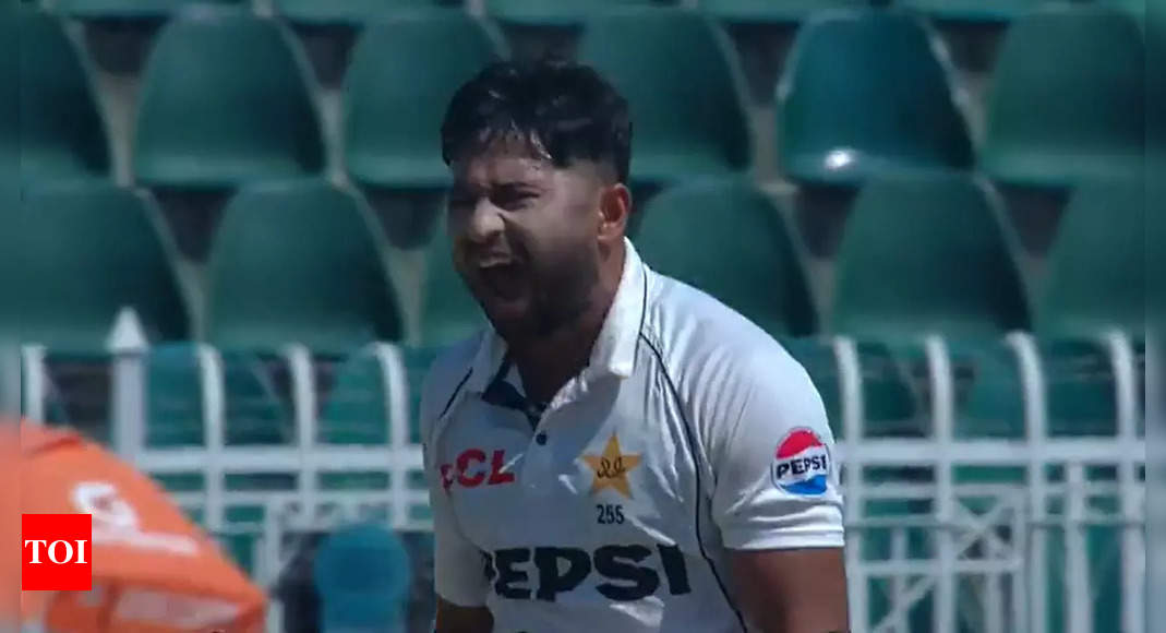 3 wickets in 5 balls! Pakistan pacer Khurram Shahzad breathes fire in 2nd Test vs Bangladesh - Watch | Cricket News - Times of India